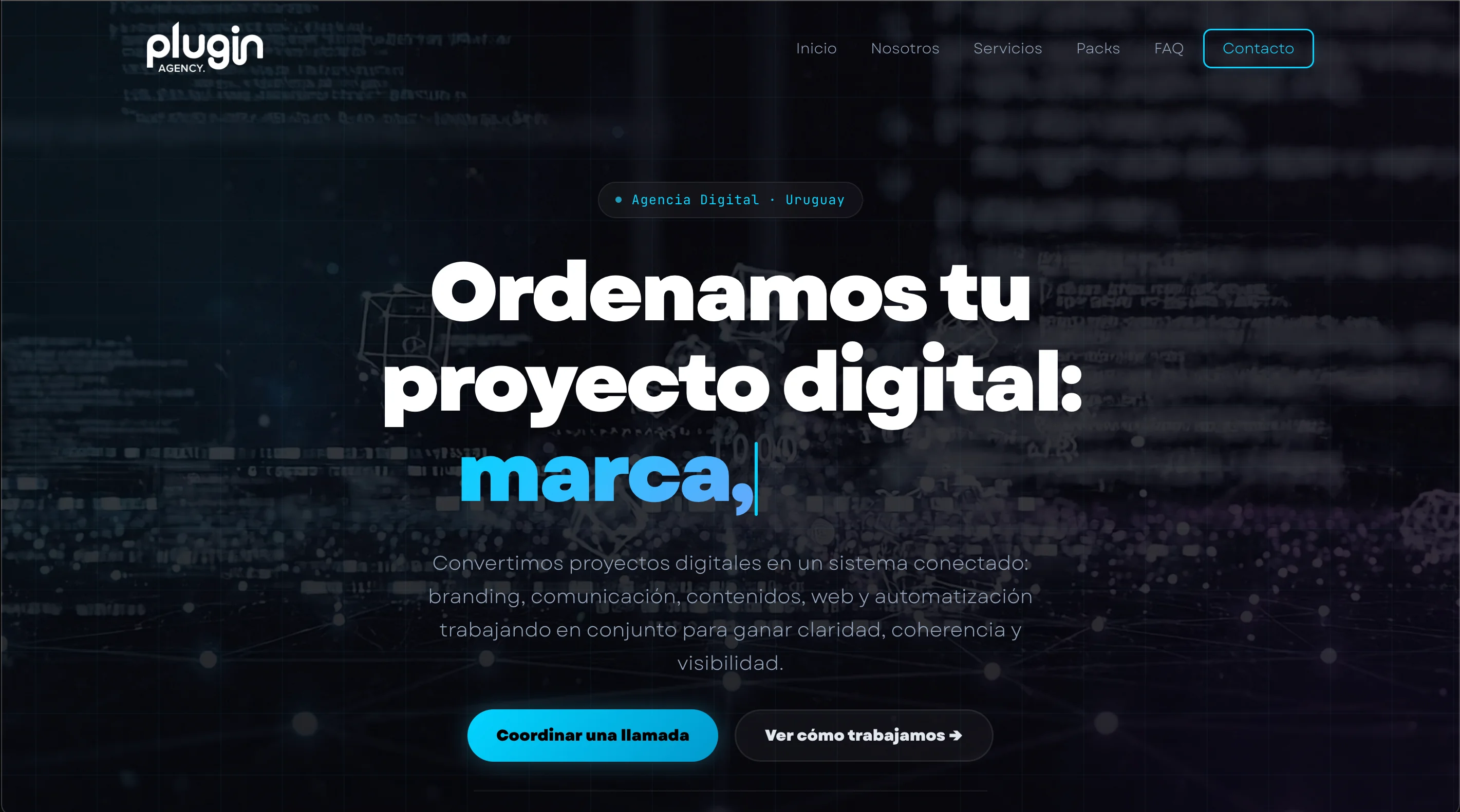 Plugin Agency: Landing Page moderna para agencia digital